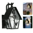 thumbnail image 4 of ChicHomey House-shaped Wall Lamp,Frosted Glass,European Style Wall Mount Light,Indoor/Outdoor, Courtyard/Garden Decor​, 4 of 10