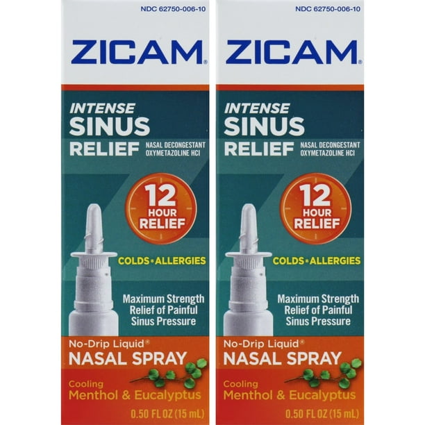 Zicam Intense Sinus Relief Nodrip Liquid Nasal Spray with Cooling