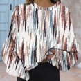 thumbnail image 2 of AJHSAKLt Sweatshirt for Women Graphic Crewneck Tops Loose Fitting Pullover Printed Long Sleeved Versatile Casual Sweater Essentials Hoodie White, 2 of 8