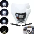 thumbnail image 1 of Faro Motocicleta De Led Carcasa Blanco Para Ktm Exc Mx Sx Xc, 1 of 8