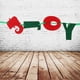 thumbnail image 4 of Colgar de la puerta de Navidad Fieltro Navideño JOY Bunting Banners Garland Navidad Vacaciones Decoración Colgante Magideal Colgar de la puerta de Navidad, 4 of 7