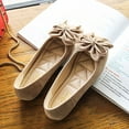thumbnail image 5 of XIMIN Ladies Party Shoes Women Singles Shoes Flat Shoes Bowknot Casual Shoes Slip On Work Shoes for Work Casual Fashion Breathable Shoes, 5 of 5