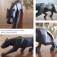 thumbnail image 4 of Leopardo, Figurita De Animal, Estilo Geométrico, Artesanía De Resina, Animal, Hogar, Sala De Estar, Decoraciones, Adornos De Escultura De Leopardo Eigraketly HA044459-04, 4 of 6