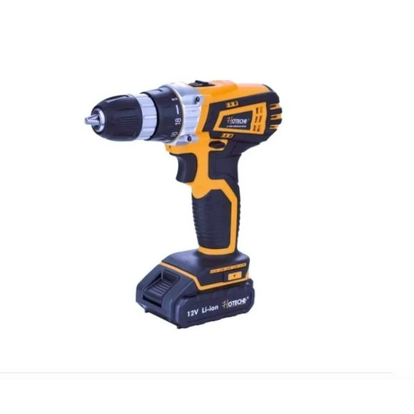 Taladro Atornillador Inalambrico Hoteche 12V Litio Incluye 2 Baterias P800102A