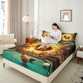 thumbnail image 4 of Castle Fairy Adults Snooker Billiards Twin Sheet Sets,Abstract Ball Game Bedding, 4 of 7