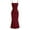 Red, variant on Women's High-Waist Tie Strap Bodycon Bodycon Slit Skirt Set - Summer Sleeveless Long Skirt Suit, St Patrick's Party Slim-Fit Maxi Skirt,Size:L