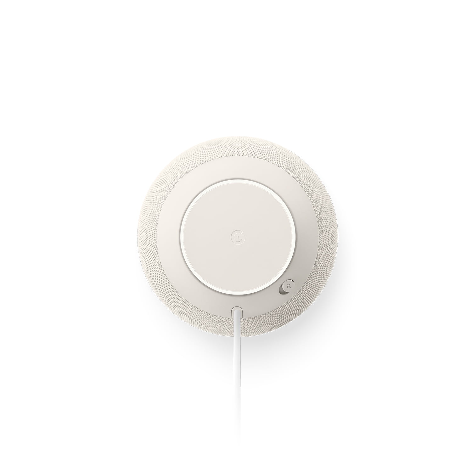 Google Home Speaker - Smart Speaker with 360 - Degree Sound and Gemini For Home Voice Assistant - Porcelain