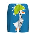 thumbnail image 5 of Fotbe Goose Holding an Umbrella Pajama Shorts for Men, Men's Pajama Bottoms, Sleepwear,Short Pajama Pants-, 5 of 9