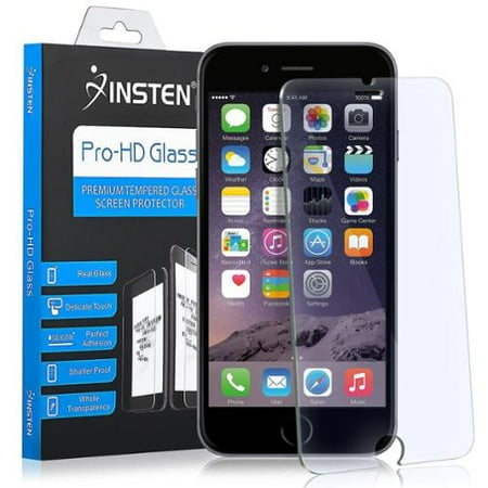 Lcd Front Glass - Insten 1 x Premium Tempered Glass Screen Protector LCD Film Guard For iPhone 6 6S 4.7 inch