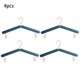 thumbnail image 1 of Paquete de 4 perchas plegables de viaje ABS, ligeras y portátiles, para ropa, calcetines, 1 of 12