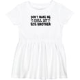 thumbnail image 3 of Inktastic Don't Make Me Call My Big Brother Girls Baby Dress, 3 of 5