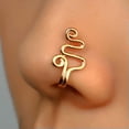 thumbnail image 6 of HOOUN Non Piercing Nose Ring Body Jewelry Fashion Nostril Ring Hoops Cubic Zirconia-2, 6 of 9