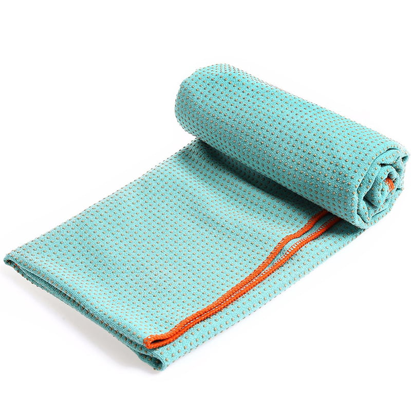 Yoga Towel Nonslip Mat-sized Soft Absorbent Microfiber Blanket Hot Yoga 