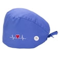 thumbnail image 3 of Gorro unisex con banda para el sudor en espalda, tamaño estampado Azul real Hugo gorras de mujer, 3 of 8