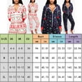 thumbnail image 6 of Family Matching Women Holiday Romper Christmas Pyjamas Xmas Nightwear Jumpsuits Long Sleeve Hooded Ladies Winter Warm Homewear, 6 of 6