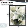 thumbnail image 4 of Stupell Industries Modern Flowing Floral Branches Black Floating Frame Canvas Art, 17 x 21, by Svetlana Aleynikova, 4 of 8