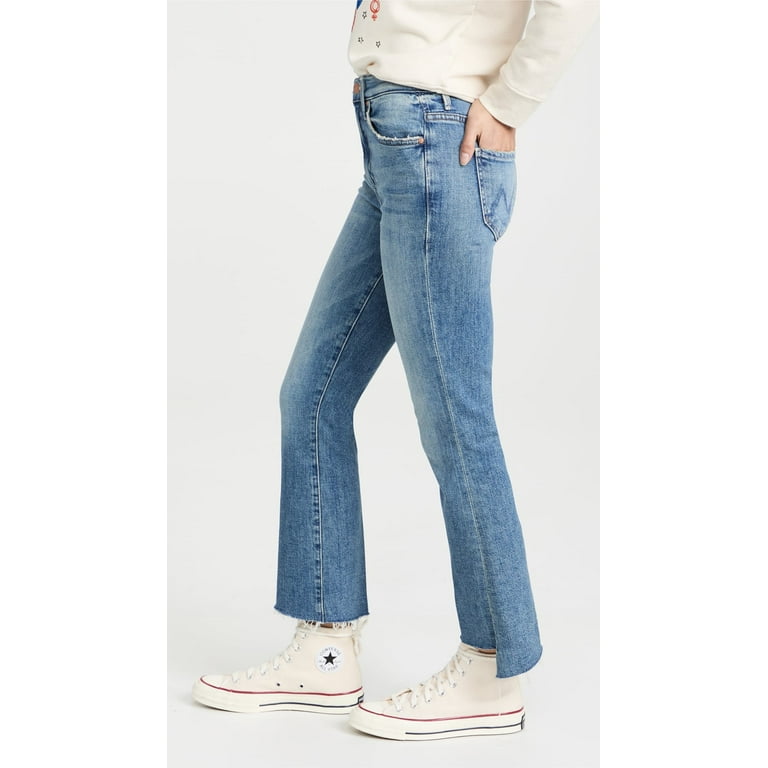 Mother SCENIC ROUTE Women's The Insider Crop Step Fray Jeans, US