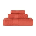 thumbnail image 2 of Superior Eco-Friendly Cotton 3-Piece Assorted Towel Set, Coral, 2 of 7