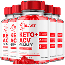 Blast ACV Keto Apple Cider Vinegar Gummies Max Strength ACV Supplement 300 Gummies
