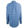 thumbnail image 2 of Men's Slim Fit Check Cotton Long Sleeve Shirt-NB-S, 2 of 4
