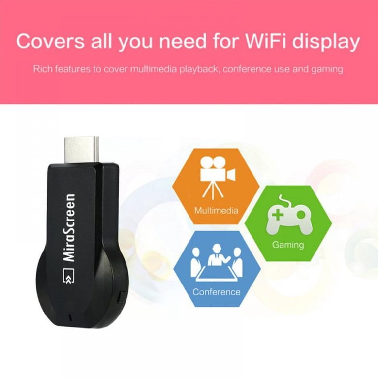 M2 Plus TV Stick WiFi Display Receiver DLNA Miracast Airplay Mirror Screen HDMIcompatible Android IOS Mirascreen Dongle