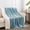 Stone Blue, variant on StangH Sherpa Blanket Queen - Super Soft Fuzzy Bed Blanket Wool Like Reversible Velvet Plush Couch Blanket Thick Warm Throws for Winter, Camel, Queen Size 90 x 90