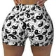 thumbnail image 2 of Balery Yin And Yang Pantalones cortos de entrenamiento estampados para mujer, sin costuras, ajustados, para gimnasio, yoga, correr, deportes, ejercicio activo, fitness.-Small, 2 of 8