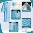 thumbnail image 6 of Endea Graduation Matte Light Blue Graduation Gown  Cap, 6 of 9