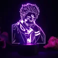 thumbnail image 3 of Lámpara 3D de Anime de Jujutsu Kaisen Inumaki Toge, figuras de Ryomen Sukuna Satoru Gojo, Luz LED nocturna, Itadori Yuji Manga, regalos para amigos, 3 of 5