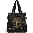 thumbnail image 1 of Sac à Lunch pour Femmes Isolé Sac à Lunch à Cordon pour le Travail, Grande Boîte à Lunch Résistante aux Taches pour Femmes avec Contenants, Sac Cromwell à Fermeture Cintrée Sac à Lunch Réutilisable pour Homme Noir Bureau, 1 of 4