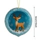 thumbnail image 3 of Adornos acrílicos con estampado de animales navideños | Adornos navideños de doble cara para árbol de Navidad | Regalos colgantes de 8 x 8 cm para familiares y compañeros de trabajo, 3 of 5