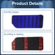 thumbnail image 5 of Cubierta de Pedales de Reposapiés Automático/Manual 1 Pcs para Honda Accord 2018-2021 Aleación de Aluminio Azul, 5 of 6