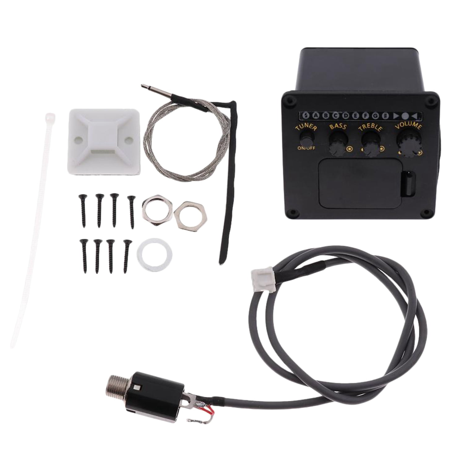 2 Set Pickup Eq Aeq-2T Equalizer Acoustic Guitar Washer Screws Set,2 Band & 4 Band