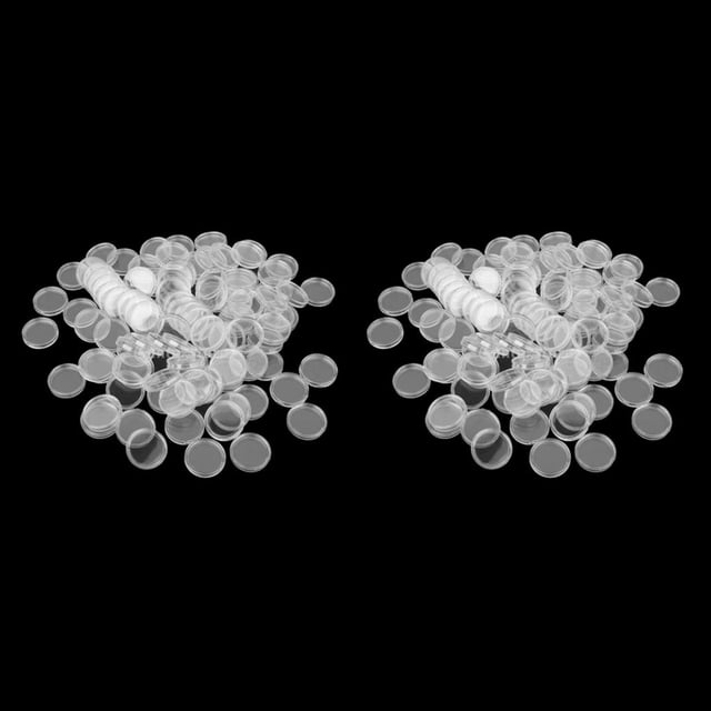 Las cajas de almacenamiento de cápsulas de plástico para monedas de 600 piezas de 20/40 mm Hugo Cápsulas de monedas duraderas