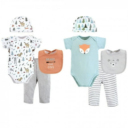 

Hudson Baby Infant Boy Layette Boxed Giftset Boy Woodland 0-6 Months