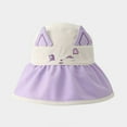 thumbnail image 2 of REDARER Kids Animals Print Bucket Hat, Wide Brim Sun Protection Cap for Summer Outdoor Play,3-8 Years, 2 of 3