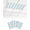 Blue White Light-Blue3, variant on 1 Pack Fluorescent Light Cover for Ceiling Lights, Aqua Striped Magnetic Classroom Light Filters 4x2 Feet, Modern Thin Line Vertical Stripes Decorative Ceiling Shade Panel for Office