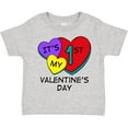 thumbnail image 3 of Inktastic 1st Valentine's Day Hearts Boys or Girls Toddler T-Shirt, 3 of 5