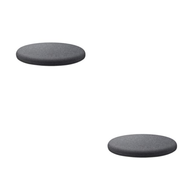 Justharion Round Cushion Pads Addition To Chairs Breathable Chair Cushion Seat Cushion dark grey 40cm 2Set