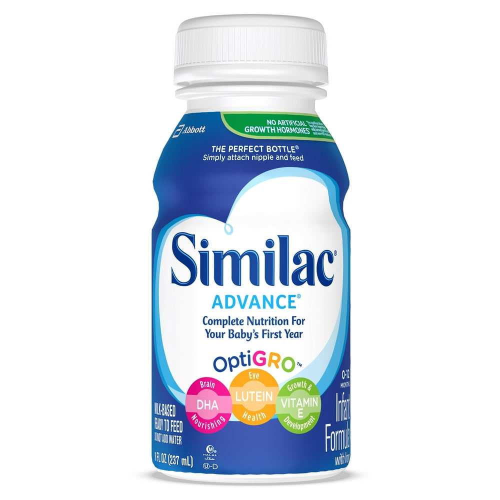 Similac® Advance®* Infant Formula with Iron, 48 Count, ReadytoFeed, 8