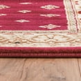 thumbnail image 2 of Well Woven Barclay Hudson Terrace Transitional Oriental Border Red 7'10'' x 9'10'' Oval Area Rug, 2 of 2