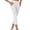 White, variant on Riforla Womens Leggings with Pocket Yoga Pants Work Dressy Solid Color Slim Knit Capris Pull on Elastic High Waisted Women's Pants White XL