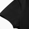 thumbnail image 4 of EGNMCR Children's Spring And Summer Solid Color Short Sleeves Round Neck Pleated T-shirt Top For Kids Children polyester top, 4 of 7