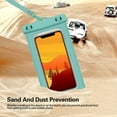 thumbnail image 6 of Waterproof Cell Phone Pouch - 100FT Floating Dry Bag with Lanyard, Clear Touchscreen, Fits Up to 6.9" Phones for Beach/Pool/Swimming, 6 of 8