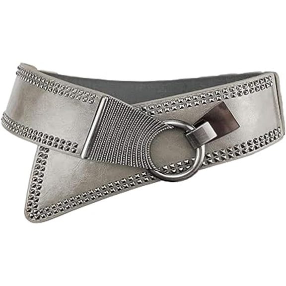 Womens Belt,Elastic Belts for Women Stretch,For Dress,Sweater,Jacket,Wide Belts for Women Fashion,Interlock Buckle