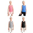 thumbnail image 7 of GYRATEDREAM Girls Open Back Workout Tops Short Sleeve Yoga Shirts Cute Athletic Running Casual Backless Top Loose Fit for 6-7 Years, 7 of 7