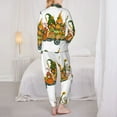 thumbnail image 3 of Bingfone Womens Pajama Sets Thanksgiving Truck Print,Long Sleeve Loungewear Pajamas Set-Small, 3 of 8