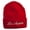 Red, variant on Los Angeles Embroidered Long Cuff Beanie - Yellow OSFM