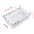 thumbnail image 4 of Egg Holder Plastic Refrigerator Storage Container Kitchen Drawer Fruit Box Organizer  Without Grid, 4 of 10