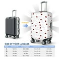 thumbnail image 4 of Xecao Ladybugs Flying On Dotted Route Print Elastic Luggage Cover, Double-sided Print , Perfect for Travel, Business, and Daily Use (Suitcase Not Included)-Small, 4 of 7